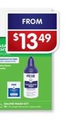 Fess - Nasal & Sinus Saline Wash Kit Gentle Strength 60 Pack offers at $13.49 in Alliance Pharmacy