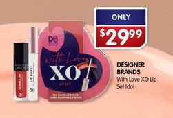 Designer Brands - With Love Xo Lip Set Idol offers at $29.99 in Alliance Pharmacy