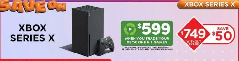 Xbox Series X offers at $749 in EB Games