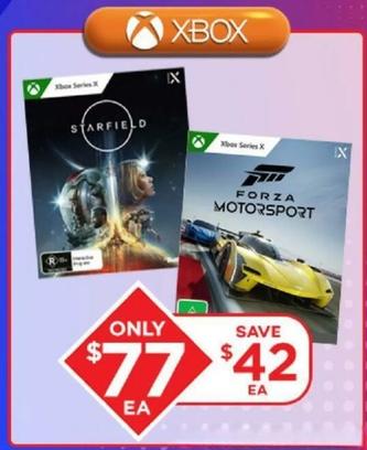 Xbox One Games offers at $77 in EB Games