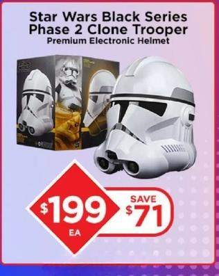 Star Wars - - Lack Series Phase 2 Clone Trooper offers at $199 in EB Games