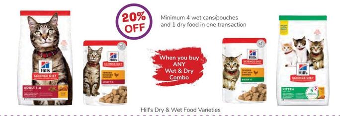 Hill's - Dry & Wet Food Varieties offers in Just For Pets
