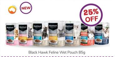 Black Hawk - Feline Wet Pouch 85g offers in Just For Pets