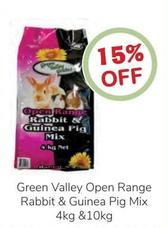 Green Valley - Open Range Rabbit & Guinea Pig Mix 4kg &10kg offers in Just For Pets