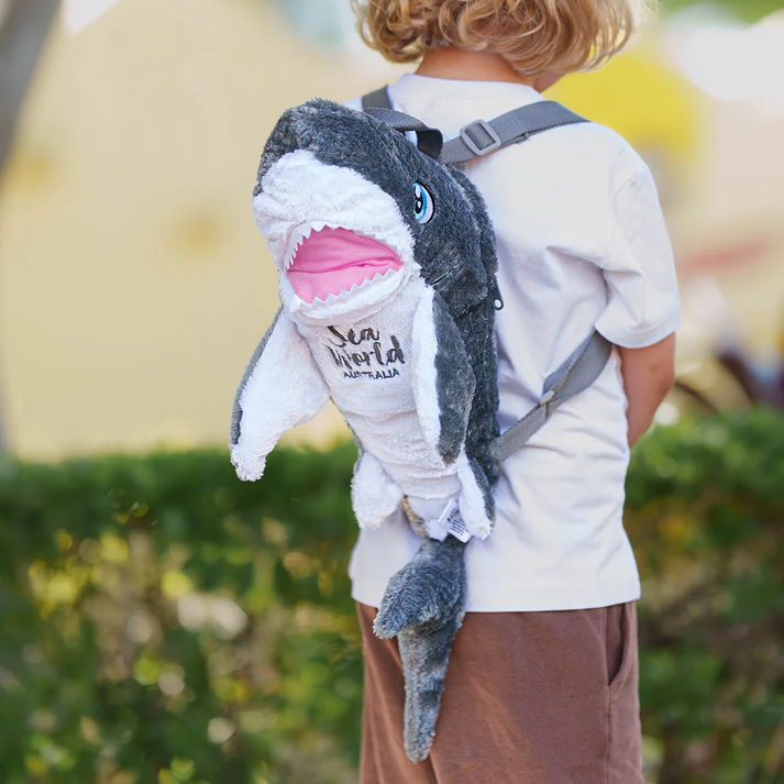 Shark Plush Backpack offers at $19.99 in Sea World