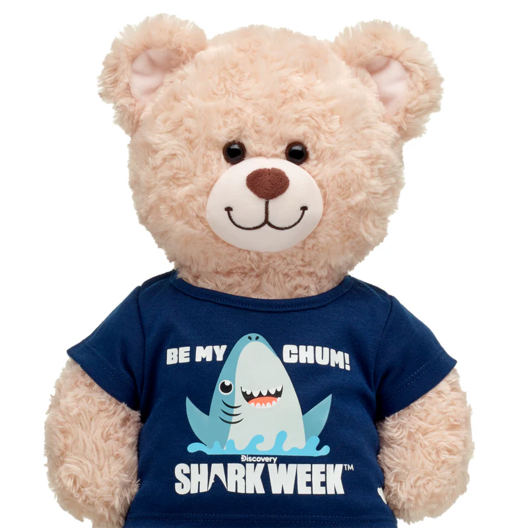 Shark Week Be My Chum Tee offers at $10 in Build-A-Bear