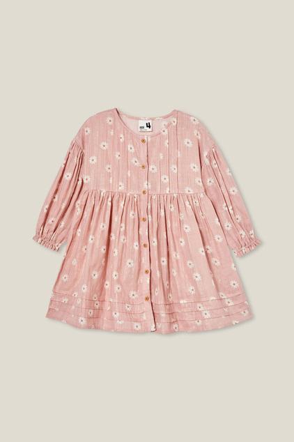 Tayla Long Sleeve Dress offers at $39.99 in Cotton On Kids