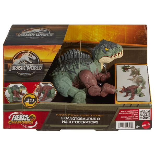 Jurassic World Transforming Stretch Fierce Changers Assorted offers at $19.99 in Casey's Toys