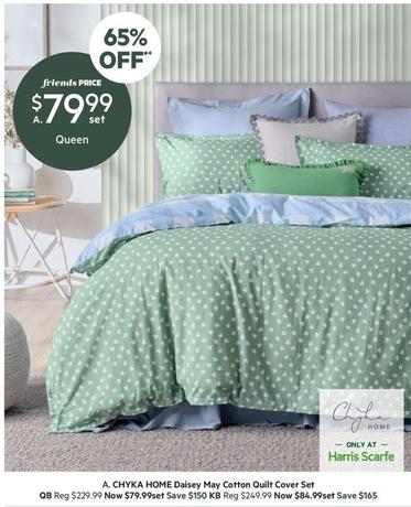 Quilts offers at $79.99 in Harris Scarfe