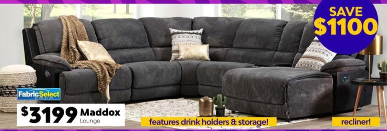 Maddox - Lounge offers at $3199 in ComfortStyle Furniture & Bedding