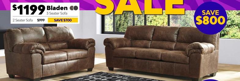 Bladen - 3 Seater Sofa offers at $1199 in ComfortStyle Furniture & Bedding