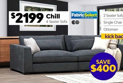 Chill - 4 Seater Sofa offers at $2199 in ComfortStyle Furniture & Bedding