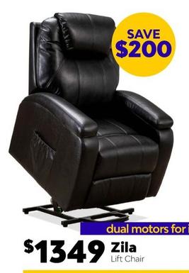 Zila Lift Chair offers at $1349 in ComfortStyle Furniture & Bedding