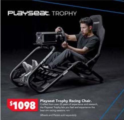 Playseat Trophy - Racing Chair offers at $1098 in Harvey Norman