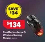 Steelseries - Aerox 5 Wireless Gaming Mouse offers at $134 in Harvey Norman