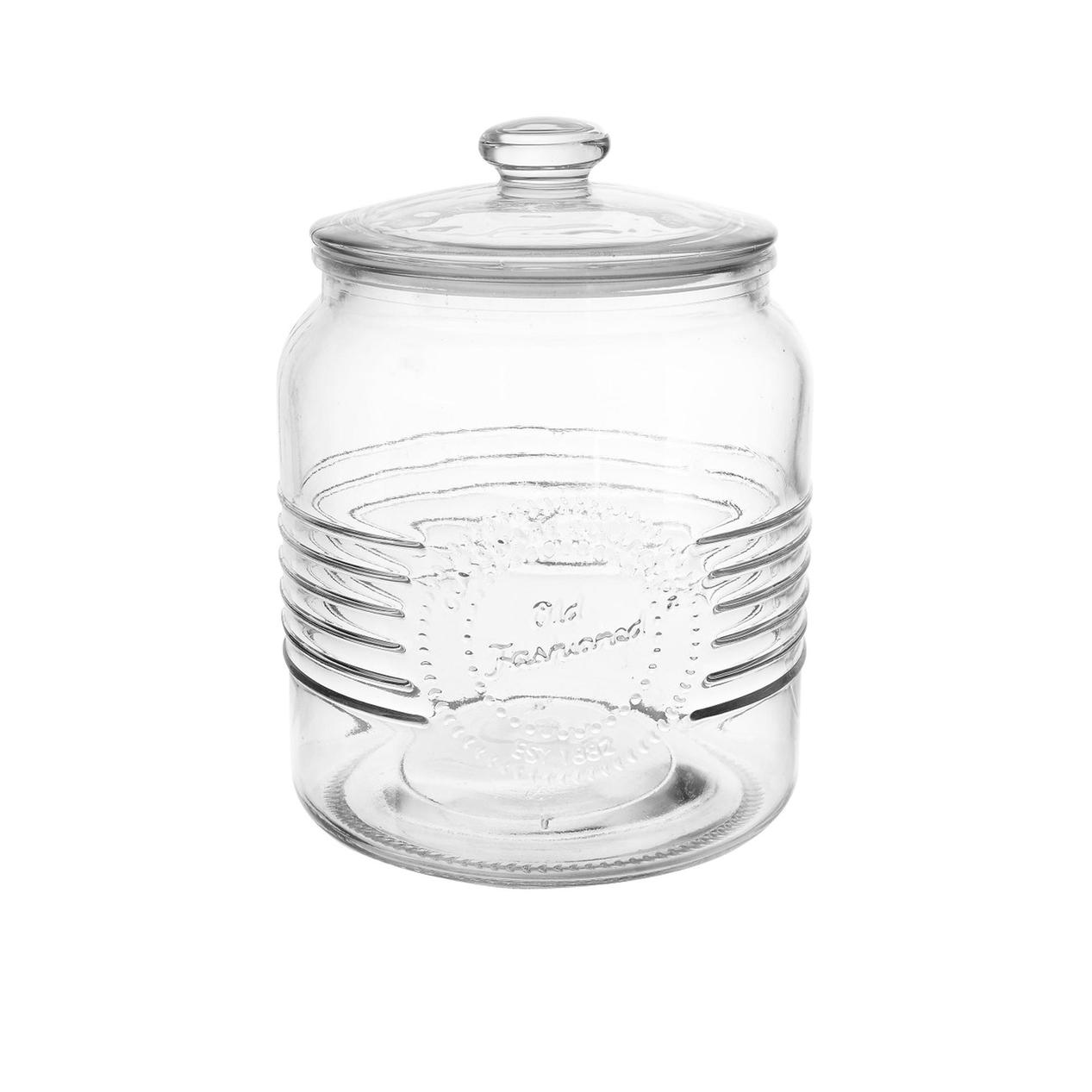 Salisbury & Co Old Fashioned Cookie Jar with Glass Lid 2L offers at $9.98 in Kitchen Warehouse