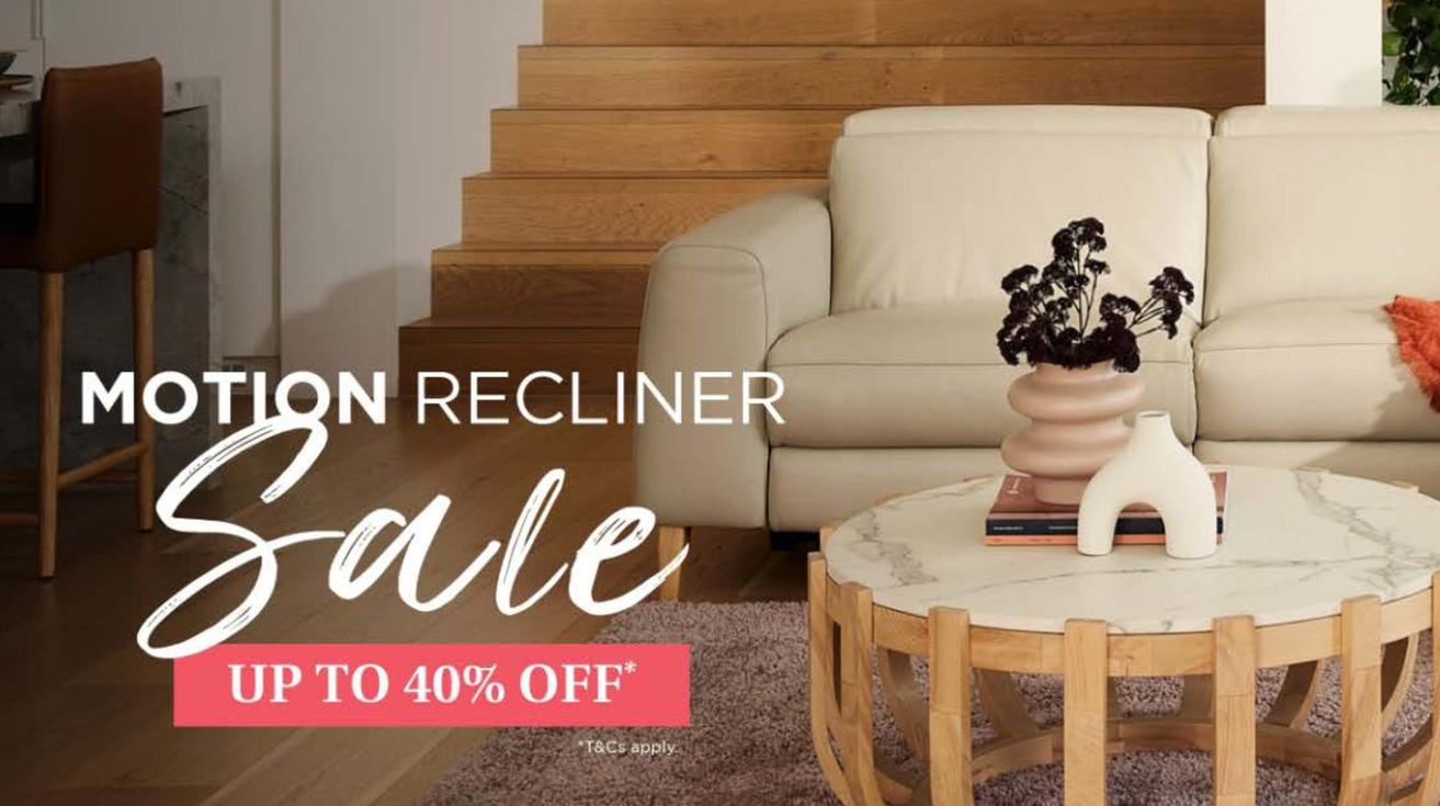 Motion Recliner offers in Adriatic Furniture