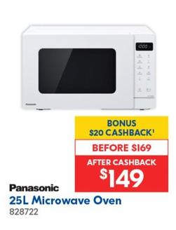 Panasonic - 25l Microwave Oven offers at $149 in Betta