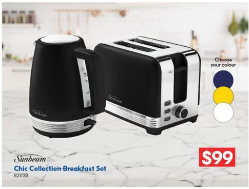 Sunbeam - Chic Collection Breakfast Set offers at $99 in Betta