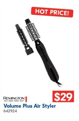 Remington - Volume Plus Air Styler offers at $29 in Betta
