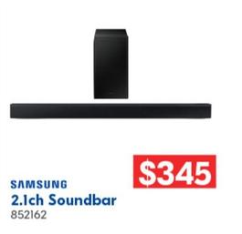 Samsung - 2.1ch Soundbar offers at $345 in Betta