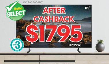 Hisense - 4k Ultra Hd Smart Led Lcd Tv offers at $1795 in Betta