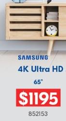 Samsung - 4k Ultra Hd Smart Led Tv offers at $1195 in Betta