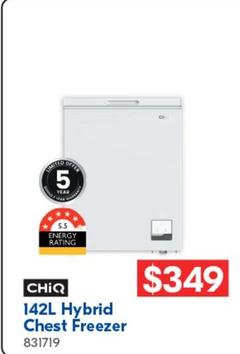 Chiq 142l Hybrid Chest Freezer offers at $349 in Betta