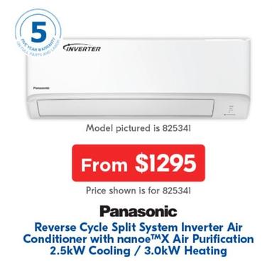 Panasonic - Reverse Cycle Split System Inverter Air Conditioner With Nanoe X Air Purification offers at $1295 in Betta