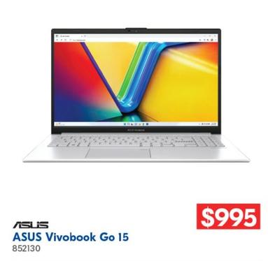 Asus - Vivobook Go 15 offers at $995 in Betta