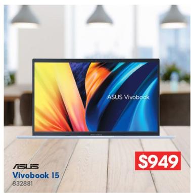 Asus - Vivobook 15 offers at $949 in Betta