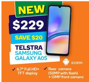 Samsung - Galaxy A05 offers at $229 in Betta