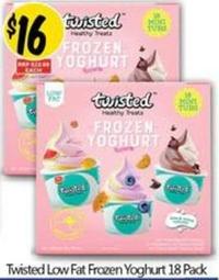 Twisted - Low Fat Frozen Yoghurt 18 Pack offers at $16 in NQR