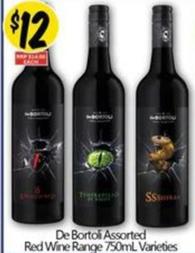 De Bortoli - Assorted Red Wine Range 750ml Varieties offers at $12 in NQR
