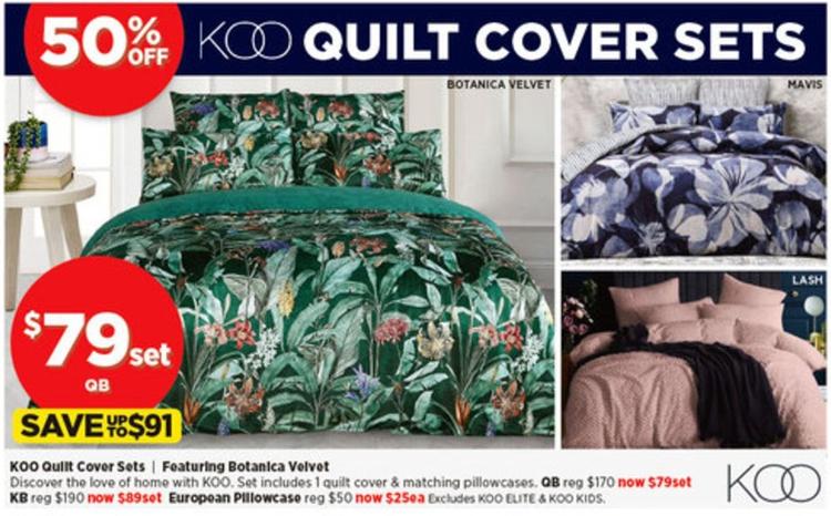 Quilts offers at $79 in Spotlight