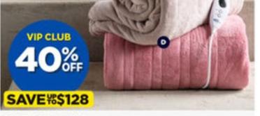 Heated Throw offers at $150 in Spotlight