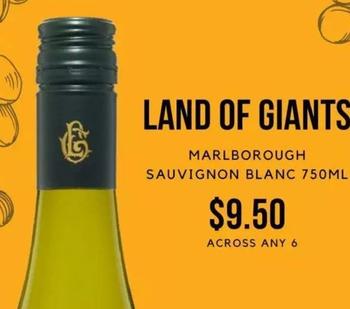 Marlborough - Sauvignon Blanc 750ml offers at $9.5 in First Choice Liquor