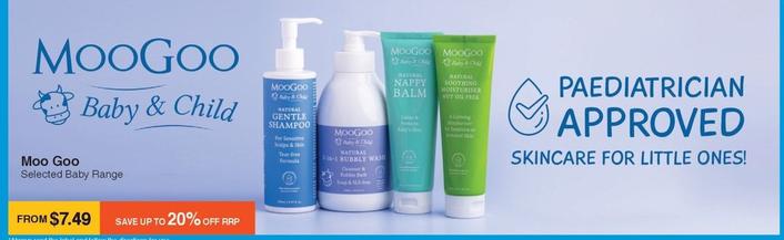 Moogoo - Selected Baby Range offers at $7.49 in Chempro