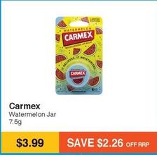 Carmex - Watermelon Jar 7.5g offers at $3.99 in Chempro