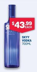 Skyy - Vodka 700ml offers at $43.99 in Bottlemart