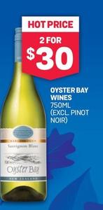 Oyster Bay - Wines 750ml offers at $30 in Bottlemart
