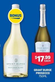 Grant Burge - Prosecco 750ml offers at $17.99 in Bottlemart