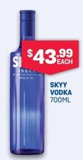 Skyy - Vodka 700ml offers at $43.99 in Bottlemart