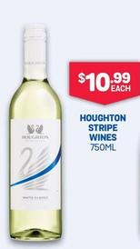 Houghton - Stripe Wines 750ml offers at $10.99 in Bottlemart