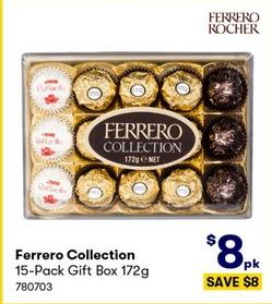 Ferroro - Collection 15-Pack Gift Box 172g  offers at $8 in BIG W