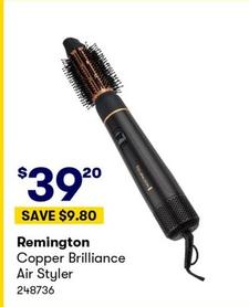 Remington - Copper Brilliance Air Styler offers at $39.2 in BIG W
