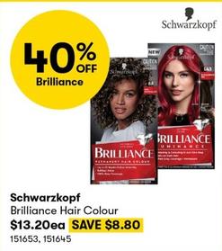Schwarzkopf - Brilliance Hair Colour offers at $13.2 in BIG W