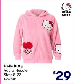 Hello Kitty - Adults Hoodie Sizes 8-22 offers at $29 in BIG W