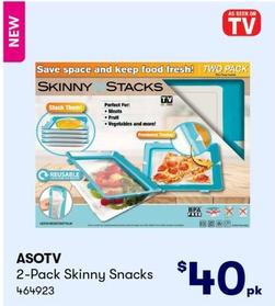 ASOTV - 2-Pack Skinny Snacks offers at $40 in BIG W