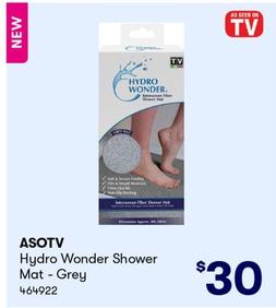 ASOTV - Hydro Wonder Shower Mat - Grey offers at $30 in BIG W